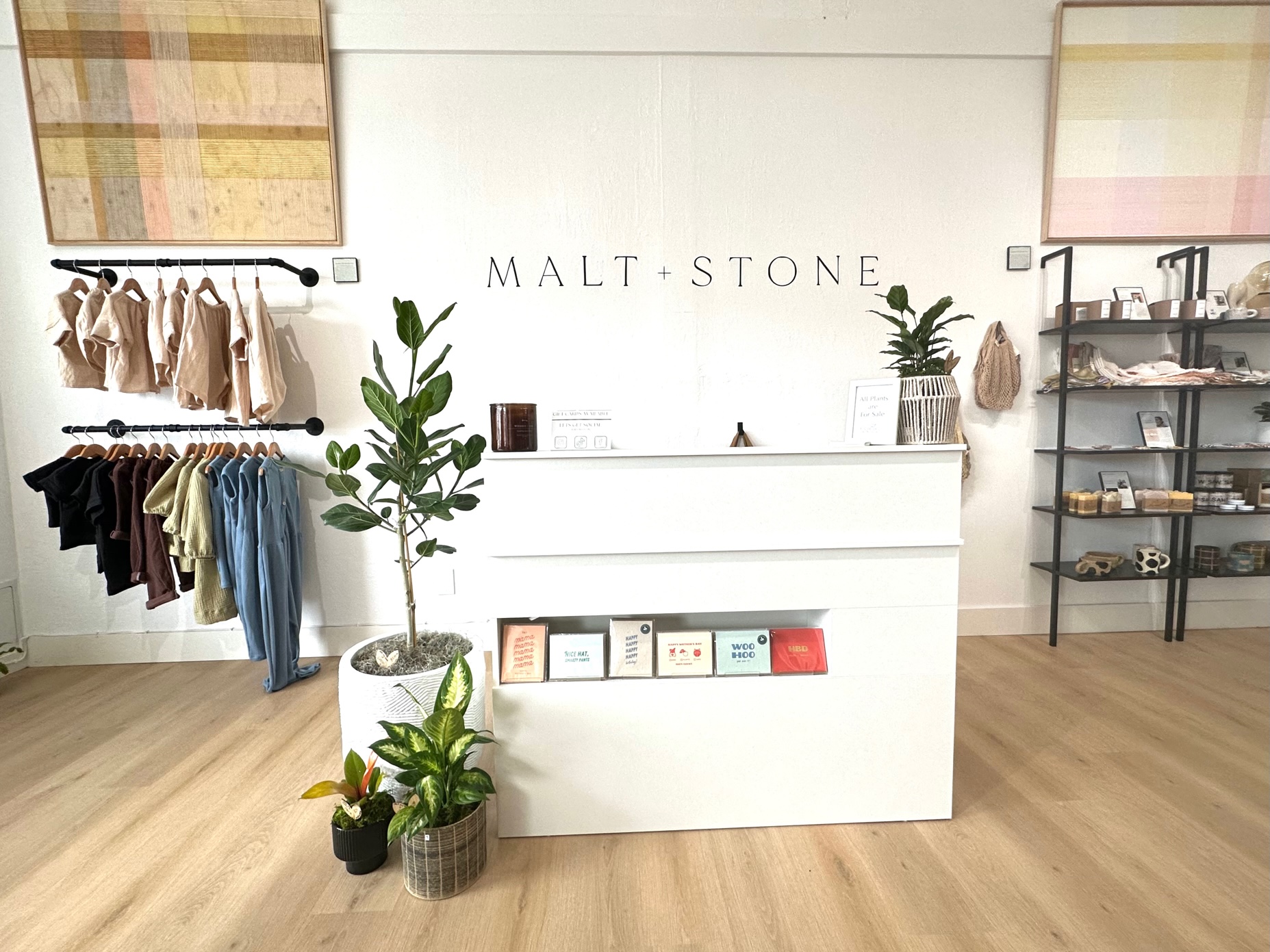 Malt + Stone Apparel and Gifts