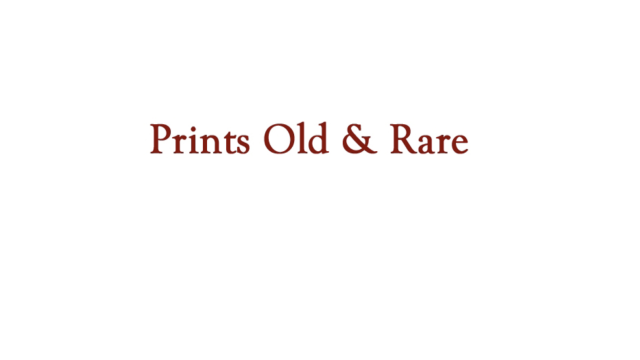Prints Old & Rare